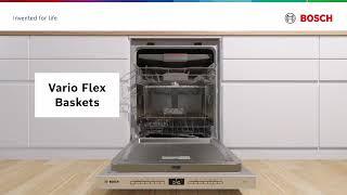 Bosch Dishwasher Features - Vario Flex Baskets