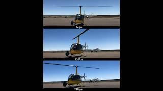 24fps vs 120fps vs 240fps helicopter fps test