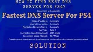 How to make your ps4 faster, best Dns setting!!