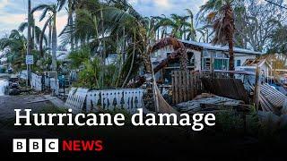 Hurricane Milton leaves destruction across Florida | BBC News