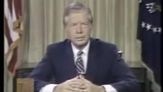 USA President Jimmy Carter's Warning of Consumerism