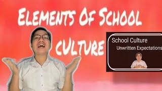 Elements of School Culture