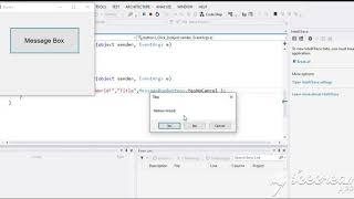 Visual C# Tutorial: Message Box