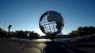 ⁴ᴷ Walking around the Unisphere of Flushing Meadows-Corona Park