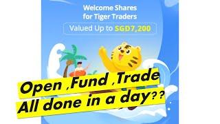 Tiger Brokers Review | Open Account, Fund, Trade all done within a SINGLE day?