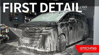 TOYOTA VELLFIRE GTECHNIQ COATING | CAR DETAIL | CAR WASH | ASMR | ヴェルファイア