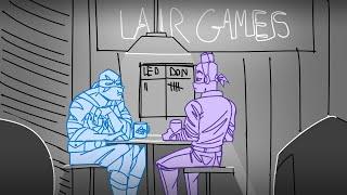 The Lair Games But It's Just The Dad Jokes Segment (RotTMNT Animatic)