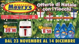 Volantino Maury’s dal 23 novembre al 14 dicembre  Offerte di Natale con i fiocchi! 🟩⬜️🟥 #anteprima