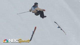 CRAZY crash: Cody LaPlante loses skis, walks away | NBC Sports