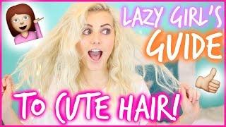 Lazy Girl Hairstyle Hacks! Life Hacks for Your Hair! | Aspyn Ovard