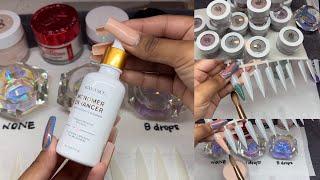 Is the Kiara Sky Monomer Enhancer Worth It? Test/ Review + Diamond FX Acrylic Swatches