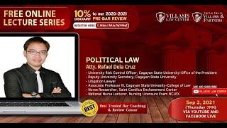 Updates in Political Law