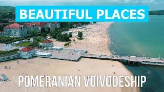 Pomeranian Voivodeship best places visit | Trip, review, attractions, landscapes | Poland 4k drone