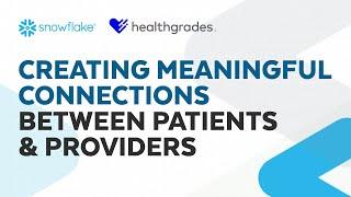 Connecting Patients and Health Care Providers Using Snowflake | Snowflake Inc.