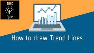 How to draw Trend Lines- తెలుగు లొ - Stock Market Telugu- Technical Analysis