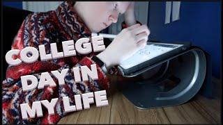 Online College with a Guide Dog // day in the life