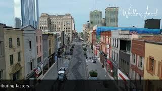 LONDON ONTARIO HIGHEST OFFICE VACANCY RATE IN CANADA by Windsor Aerial Drone Photography