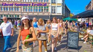 Ghent summer festival | Gent city walk | ghent city 2022