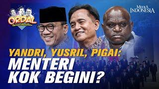 Yandri, Yusril, Pigai: Menteri Kok Begini?