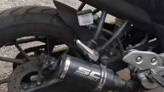 Yamah fz250 sound with sc project exhaust