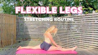 5 minute stretching routine for flexible legs!