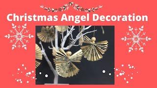 DIY Christmas Angel Decoration | Sheet Music Ornament