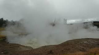 Churning Cauldron Mud Volcano Yellowstone