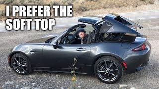 5 Reasons Why I Prefer The Soft Top MX-5 Over The RF