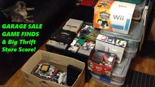 GARAGE SALE GAME FINDS & Big Thrift Store Score! | Scottsquatch