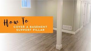 How to Wrap a Basement Support Post - Easy DIY