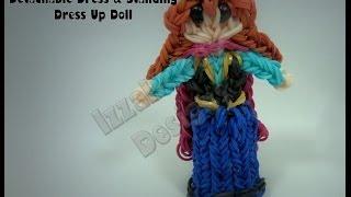 Rainbow Loom Princess Anna Charm/Action Figure - Detachable Skirt & Standing Doll - Gomitas