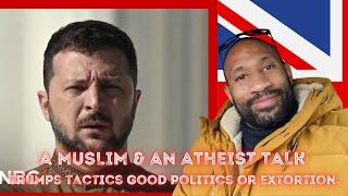 A Muslim Dad & Atheist Son Reacts To: Extortionist approach’: Trump  cuts off intelligence sharing