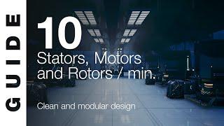 ASMR Factory (Automated Stators, Motors, Rotors[alt]) 10 / minute [SATISFACTORY GUIDE]