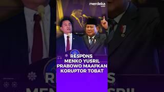 Menko Yusril Blak-blakan Fakta Soal Prabowo Maafkan Koruptor Tobat #merdekadotcom