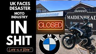 BMW Motorrad Dealers Closing: Farewell Bahnstormer BMW Maidenhead | BMW 1300 GS BMW and 1300 GSA