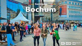 Bochum, Germany  Vibrant Walking Tour ️ 4K 60fps HDR | Music Summer Festival