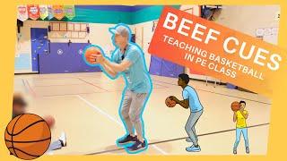 Teaching Basketball Shooting in PE Class using BEEF Cues