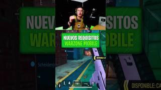 NUEVOS REQUISITOS MINIMOS en WARZONE MOBILE (CAMBIADO)