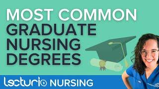 Nursing Graduate Degrees and Programs Explained | Lecturio Nursing School Tips