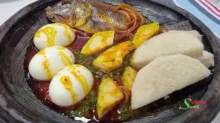 COOKING THE MOST DELICIOUS & APPETIZING GHANAIAN FOOD, Kanflor, Abomu 