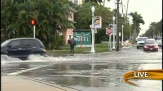 Caloosahatchee causing major flooding in Downtown Ft. Myers