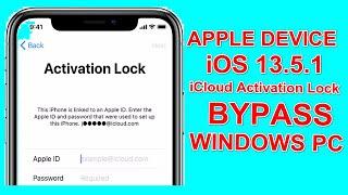 [Windows Pc] iOS13.5.1 iCloud Bypass Apple Device One Click Tool.