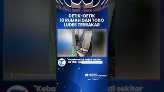 Detik-detik 10 Petak Rumah dan Toko di Padang Ludes Terbakar, Api Menjalar Cepat dari Rumah ke Rumah