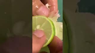 Attractive Garnish for Cocktails. Prepare of lemon #cocktails