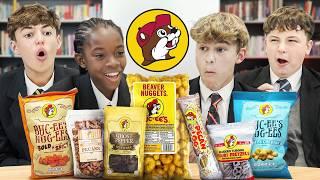 British Highschoolers try Buc-ees for the first time!