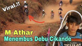 M Athar balap di kejurda seri 2 sirkuit Cikande Jatinagara Ciamis Jawa Barat. || Grasstrack ||