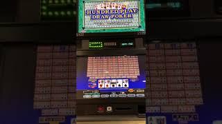 100 Play Jackpot Hand pay high limit video poker