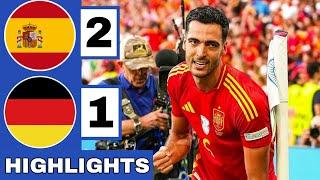 Spain vs Germany (2-1) Extended HIGHLIGHTS | EURO 2024 Quarter-Final!