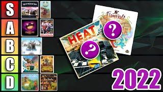 Tier Ranking the BEST and WORST Board Games of 2022