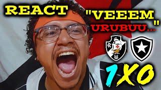  REACT VASCO 1X0 BOTAFOGO | REACT DOS MELHORES MOMENTOS | VAMOS AMASSAR O FLAMENGO ( CARIOCA 25 )